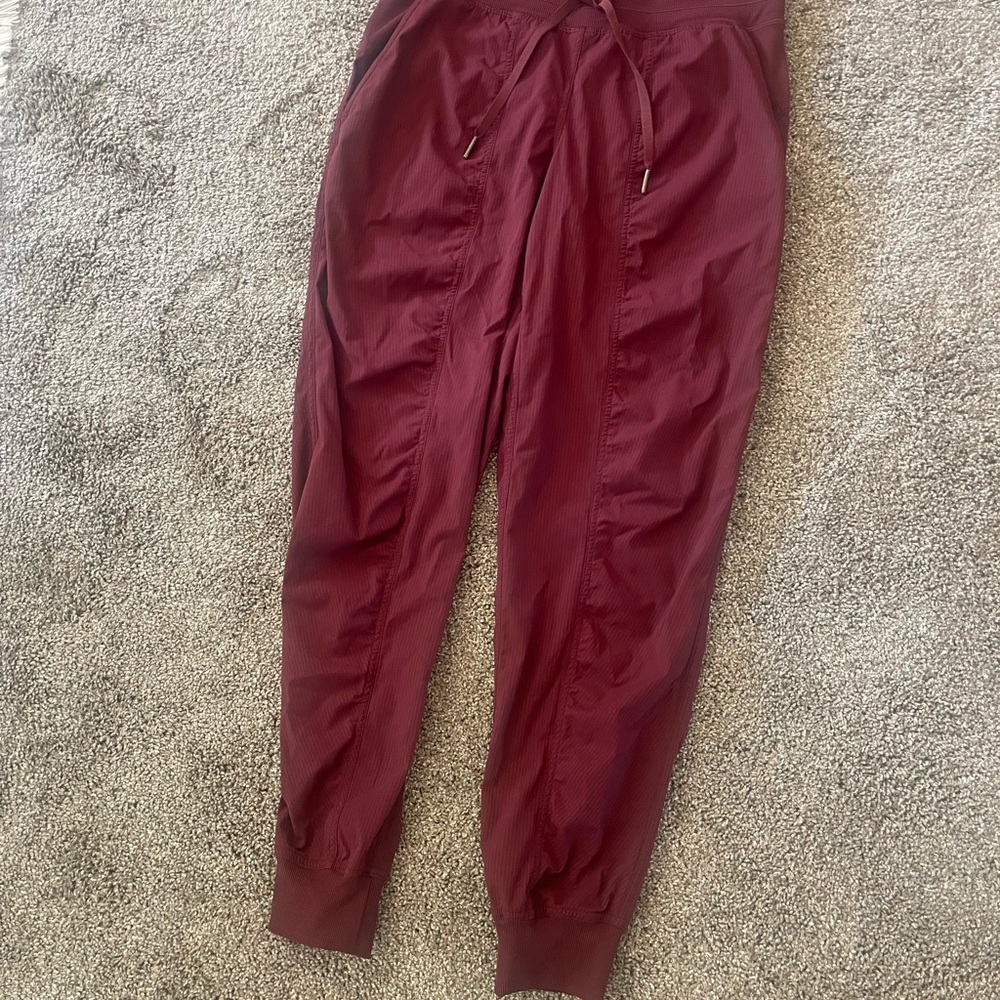 Lululemon Athletica Maroon Joggers